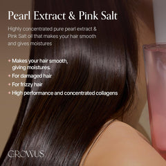 GROWUS Damage Therapy Oil delivers a salon-gloss finish
