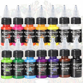 GTARTISTOO tattoo ink set 14 colors for versatile designs and smooth fills.