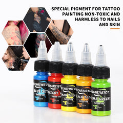 GTARTISTOO ink set ideal for professional tattoo workflows and consistent results.