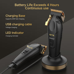 GTS PRO cordless design with up to 220 minutes of use.
