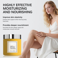 GTVOSY Champagne Lift Firming Body Creme applied to arms for a lifted look.