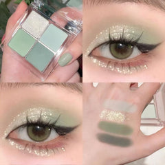 Guantian seafoam green shimmer eye shadow provides tropical glow.