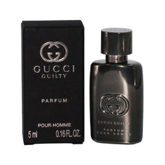 Gucci Guilty for Men mini splash bottle, compact travel-friendly fragrance.