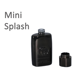 Gucci Guilty for Men mini splash cap and bottle offer a bold evening scent.