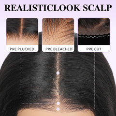 GUDOZO wig showing lightweight 3D dome cap for comfort.