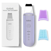 GUGUG Skin Scrubber Face Spatula in purple finish supports gentle cleansing and pore care.