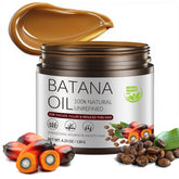Gulizzmonis Batana Oil bottle promotes shine and scalp nourishment.