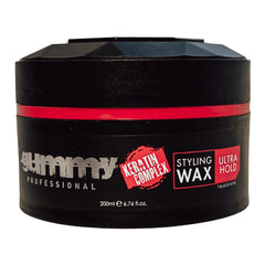 Gummy Ultra Hold bottle pour for quick styling on hair
