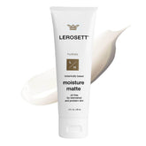 Gunilla of Sweden LEROSETT bottle shows a shine-free, oil-free hydration for oily skin.