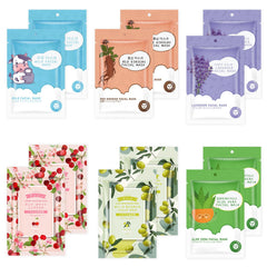GUOYAOLIFU 12-sheets mask pack for all skin types provides deep hydration.