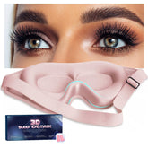 Gusonse lash extensions sleep mask shows space for lashes during sleep