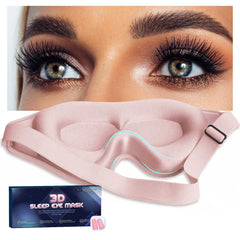 Gusonse lash extensions sleep mask shows space for lashes during sleep