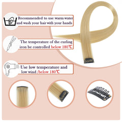 GZVIS clip-in easy-application close-up demonstrates secure attachment for quick styling