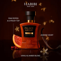 H HABIBI Palace Grove heart notes jasmine and fig leaf bouquet