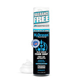 H2Ocean Blue Green Foam Soap bottle for tattoo aftercare, gentle cleansing.