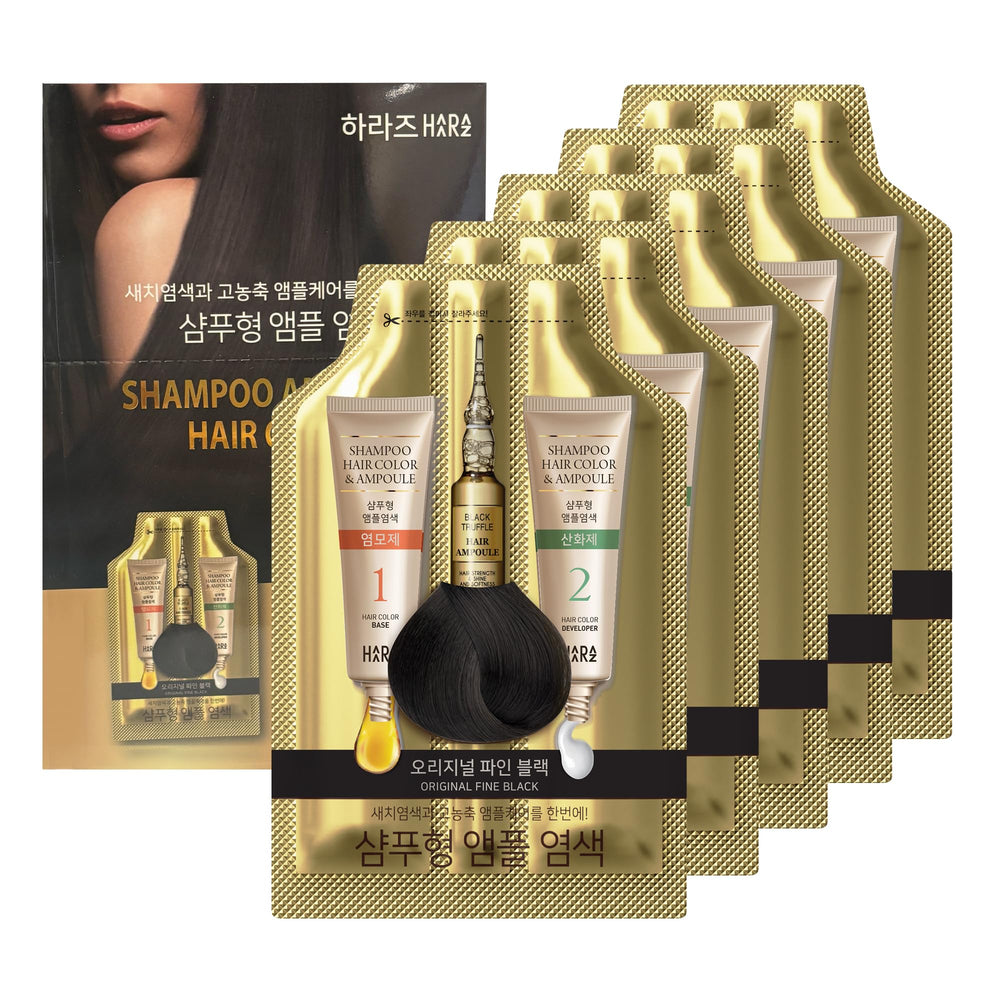 HAARAZ Instant Dye bottle pour demonstrates fast color application