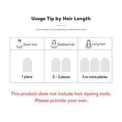 HAARAZ Instant Dye gray-coverage result appears natural black