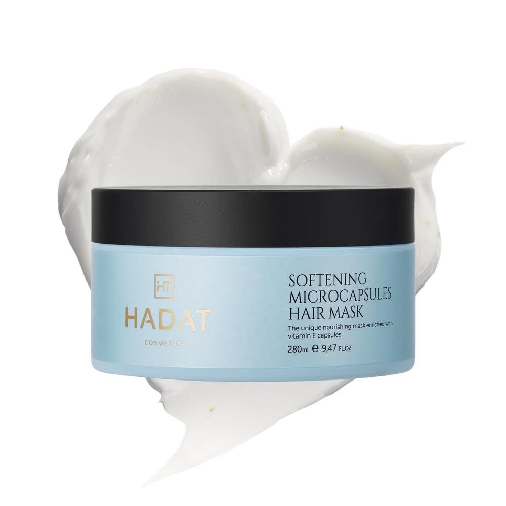 HADAT Cosmetics softening express mask packaging highlights quick smoothing potential.