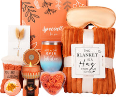 Haibeot cozy blanket for fall evenings, warm and soft for relaxing at home.