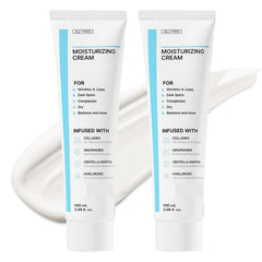 Haigou Youthful Moisturizing Cream packaging displays convenient jar for all-day hydration.