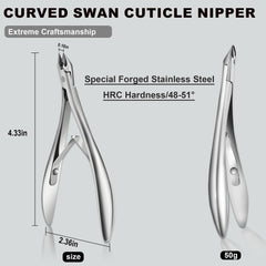 HaimiLiya Cuticle Nippers with protective sleeve for safe storage.