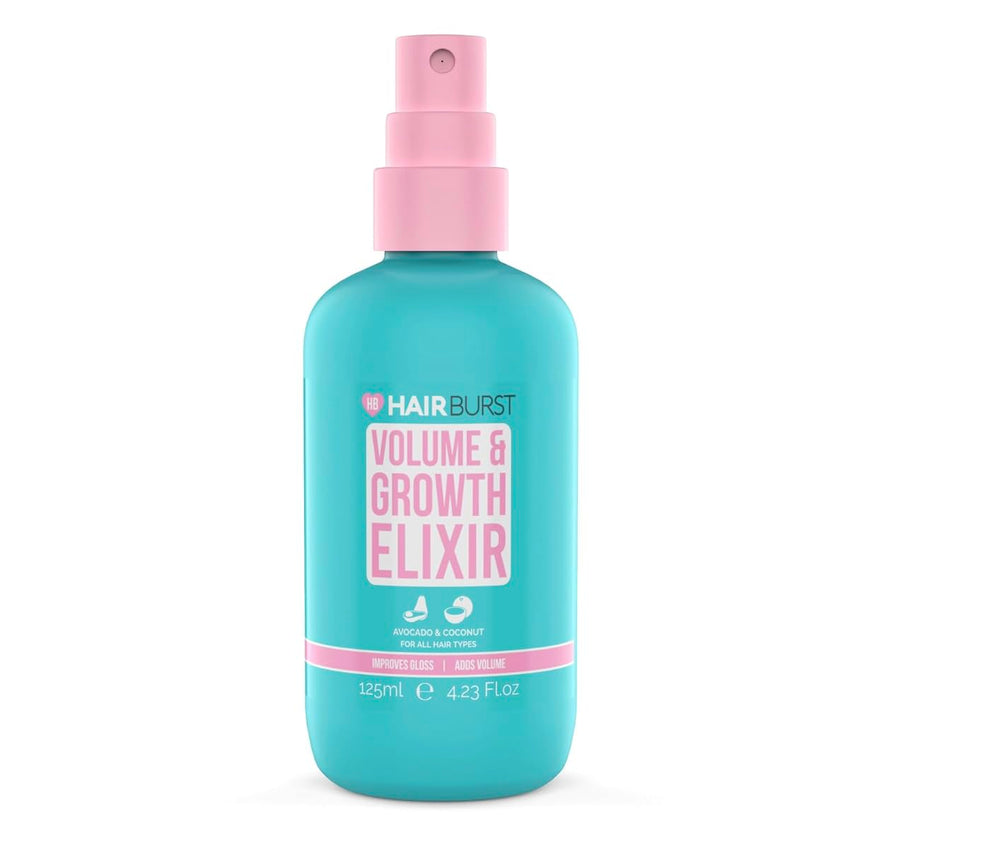 Hair Burst Volumising Elixir bottle pour delivers instant lift for easy styling.