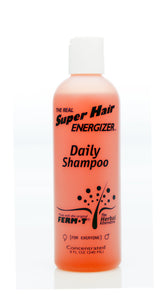 Hair Care Super Hair Energizer shampoo bottle with jojoba oil for healthy-looking hair.