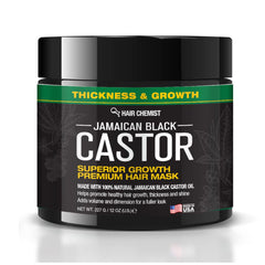Hair Chemist Superior Growth mask bottle with Jamaican Black Castor Oil for nourishing care