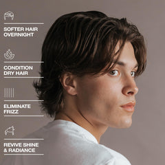 Hair Craft Co. CRVFT conditioner texture appears lightweight yet deeply moisturizing for shiny healthy hair.