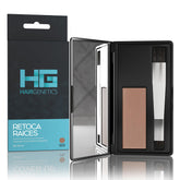 Hair Genetics root touch-up powder compact for seamless gray coverage on the go.