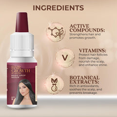 Hair Growth by Jailyne Ojeda serum texture on finger showing lightweight feel.
