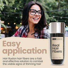 Hair Illusion covering-thinning-areas provides discreet coverage for sparse zones.