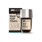 Hair Illusion dark brown fibers bottle for an instant fuller look.