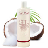 Hair Play Set 2 foam bottle front view with refill option for eco-friendly styling