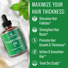 Hair Thickness Maximizer ingredient blend close-up shows rich oils for care.