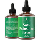 Hair Thickness Maximizer serum bottle with dropper for precise scalp application.