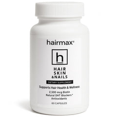 Hairmax bottle view for daily hair health support