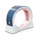 HairMax Laser Band 41 worn on the head for at-home red light therapy convenience.