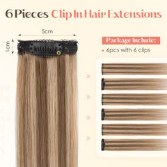 Hairro remy real human hair clip-ins mini for subtle fullness