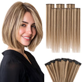 Hairro short hair extensions add natural crown volume