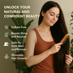 HairSmart hair-growth shampoo bottle lathers smoothly for daily use.