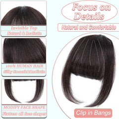 HAITOO wispy bangs side view with temple detail for soft framing