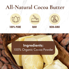 HalalEveryDay cocoa butter for baking and chocolate crafting in a recipe scene.