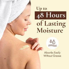 HalalEveryDay lotion and body care with cocoa butter, creamy texture for DIY projects.
