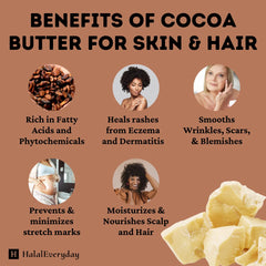 HalalEveryDay cocoa butter being blended into lotion for DIY moisturizers