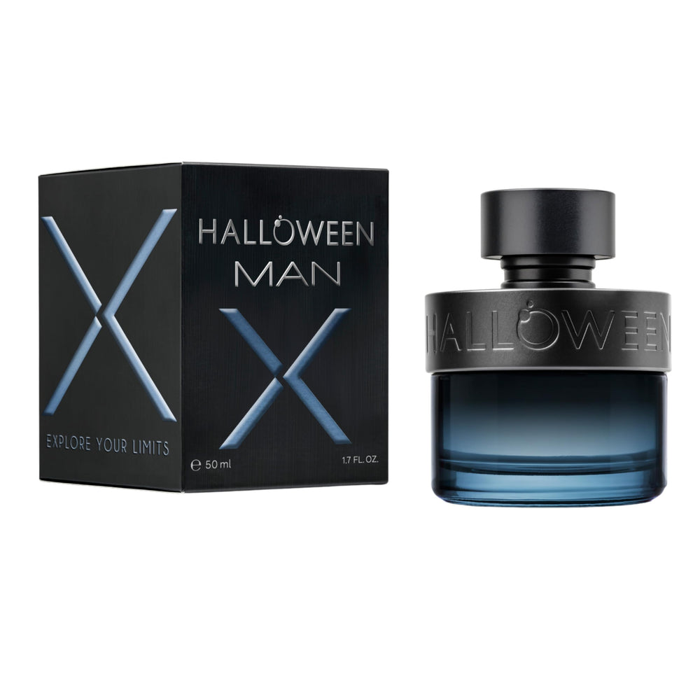 Halloween Man X bottle with lemon top notes for a fresh daytime scent