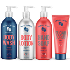 Hand in Hand combo with Tangerine & Lily scent for a refreshing daily routine.
