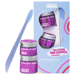 Handmade Heroes Bakuchiol lip scrub tube for gentle exfoliation and smooth lips.
