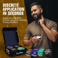 Handy Hound Cherry Bacco Bourbon scent tin emphasizes bold, sophisticated aroma.