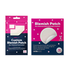 HANHOO blemish patch duo in packshot showing full coverage for blemishes
